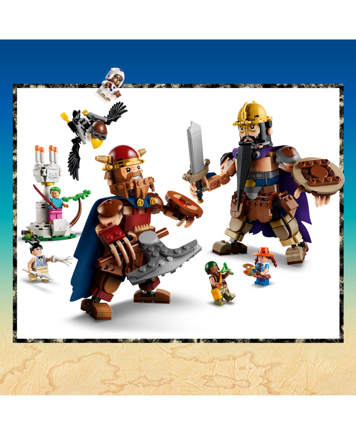 Детские конструкторы LEGO® One Piece Dorry vs. Brogy – Giants of Little Garden 75644, 733 Pieces — фото 4