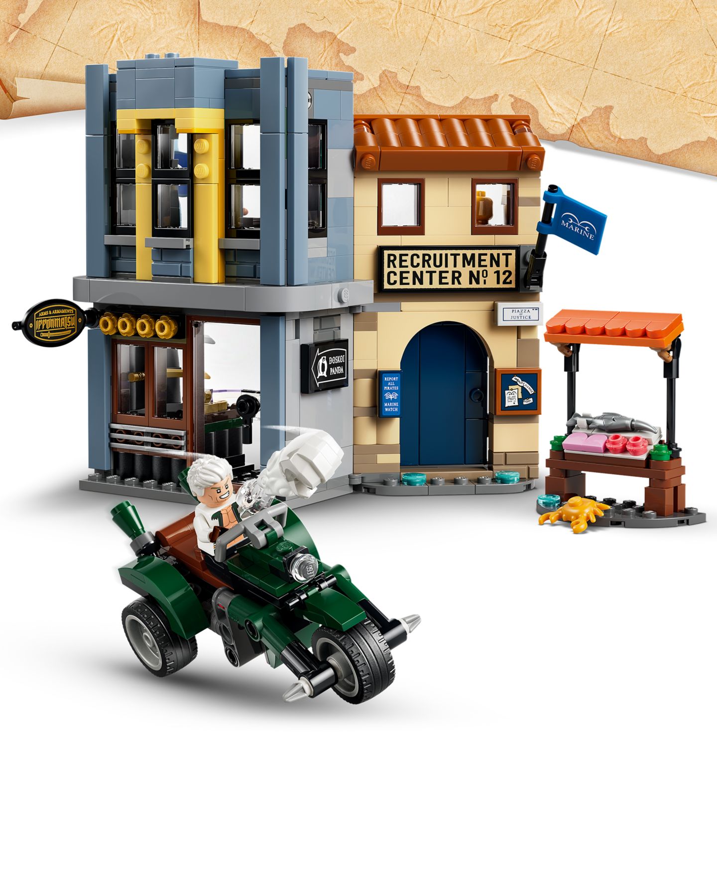 Детские конструкторы LEGO® One Piece Showdown with Captain Smoker 75642, 547 Pieces — фото 2