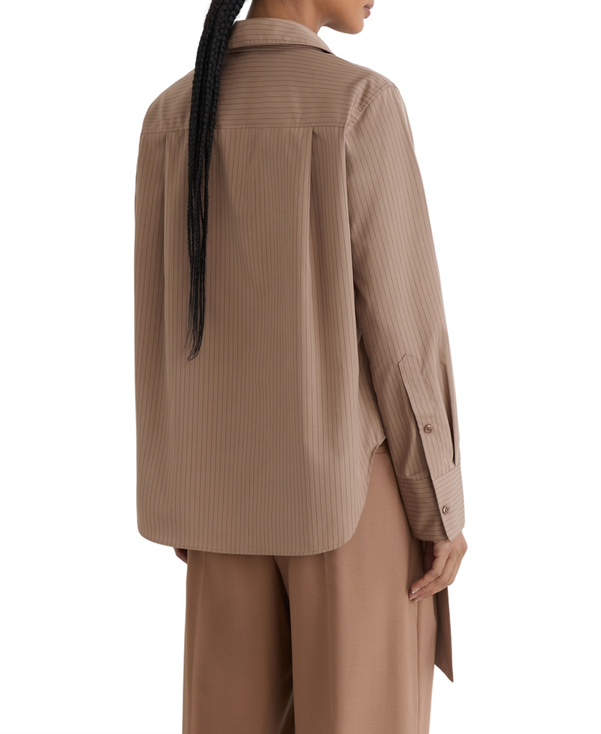 Reiss Women's Elowen Striped Tie-Neck Blouse