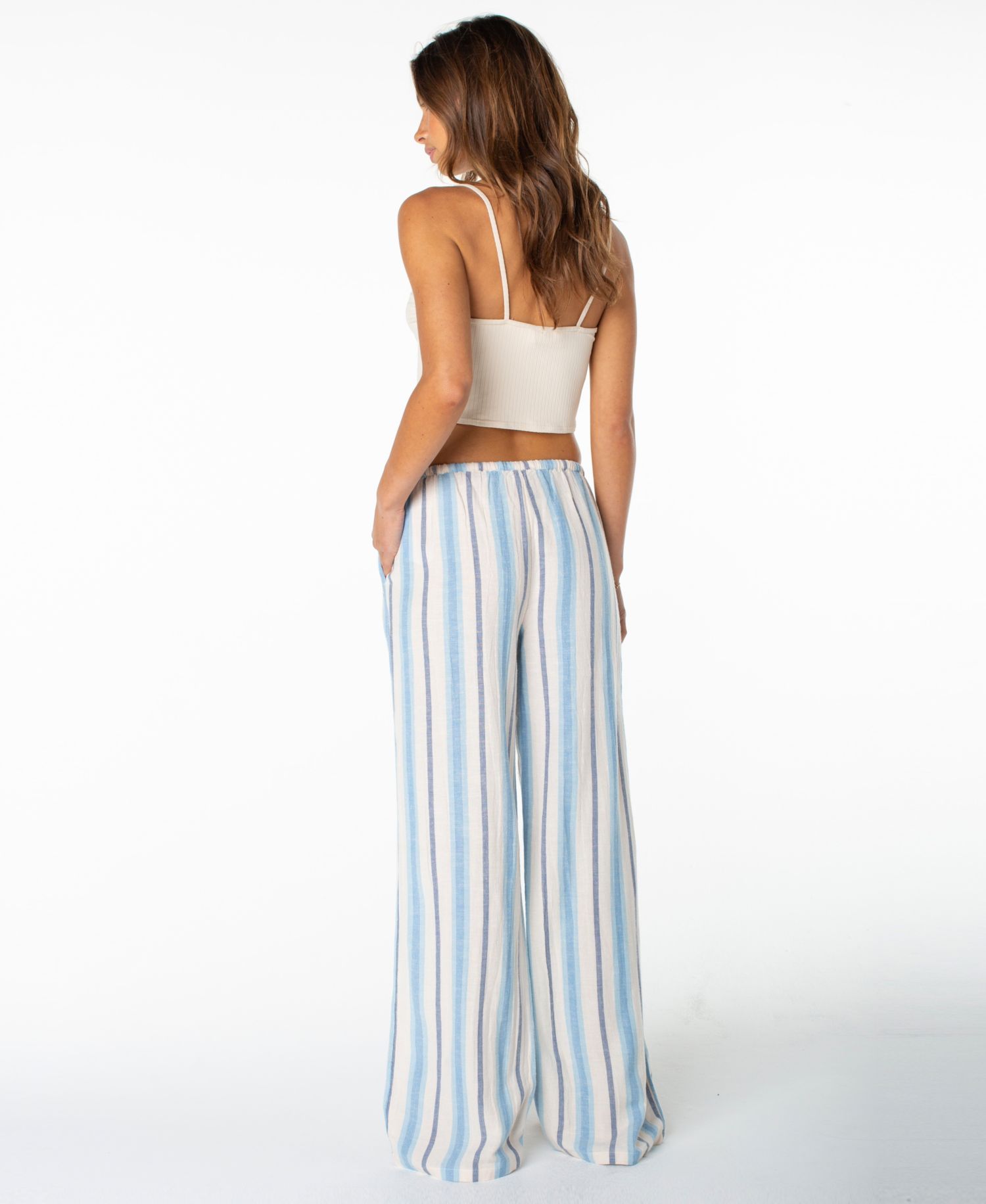 Women's Iyla Wide-Leg Stripe Pants