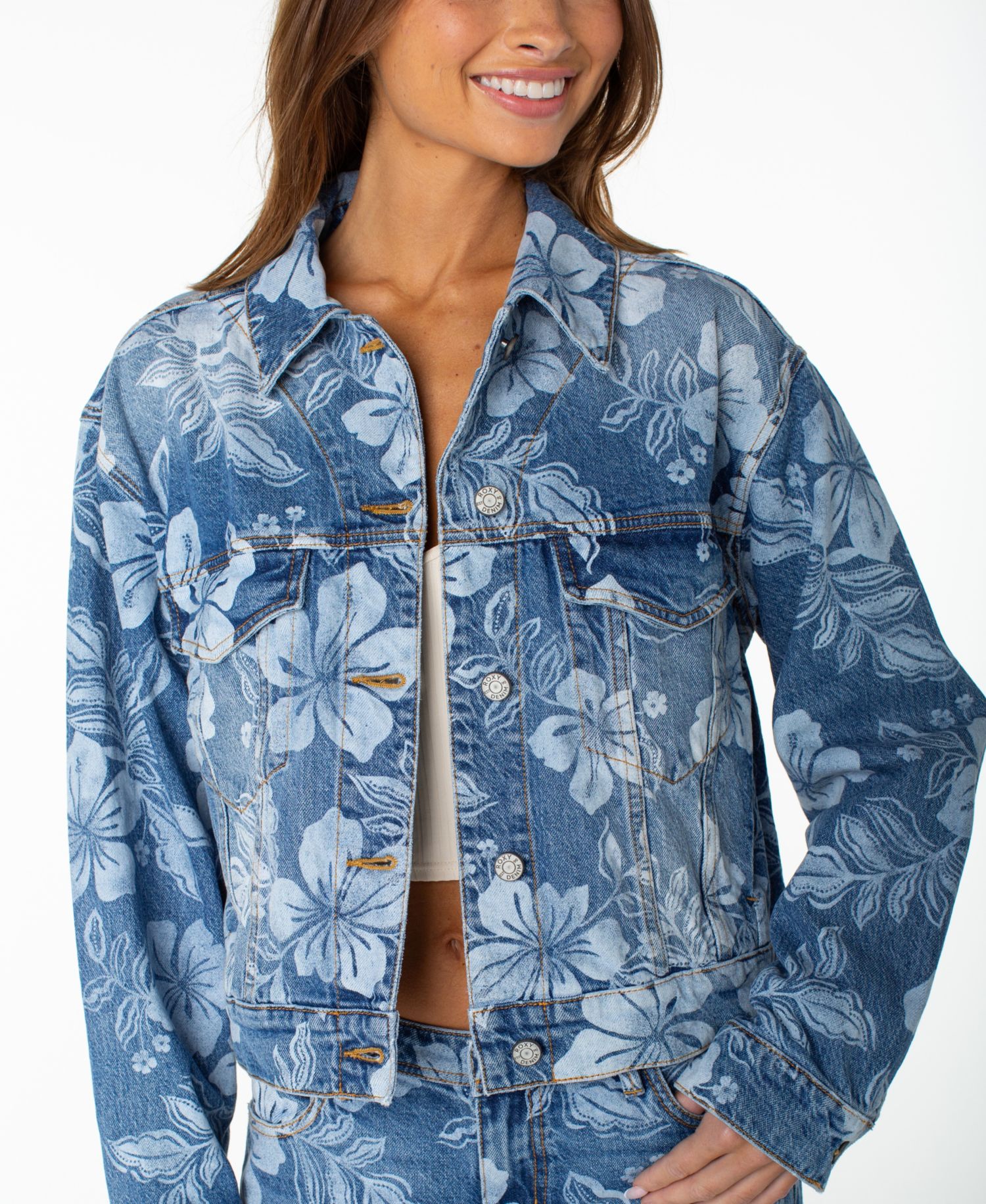 Women's Big Tide Cropped Denim Jacket