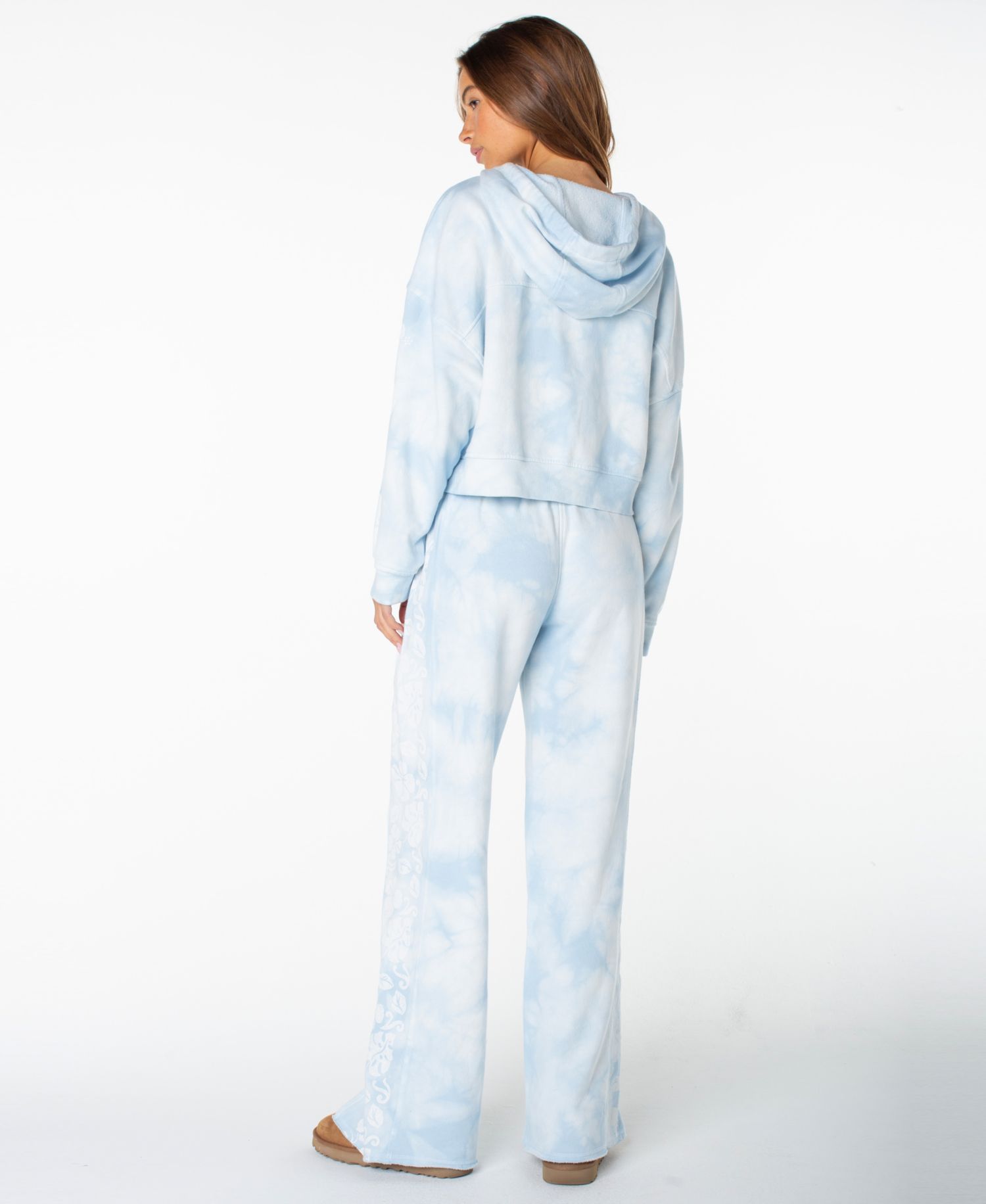 Women's Fringing Reefs Graphic Zip-Front Hoodie