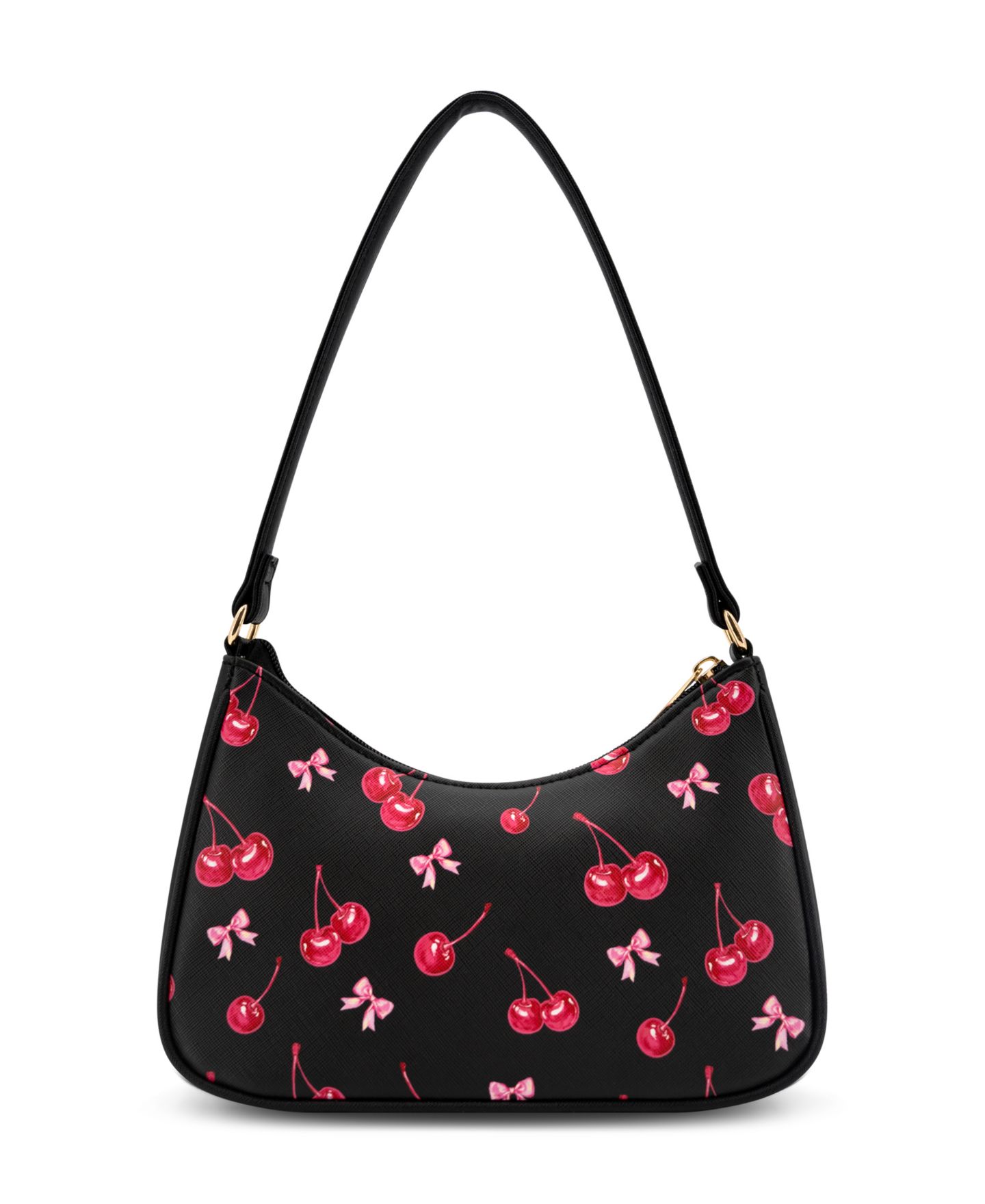Женская сумка LIKE DREAMS Cerina Cherry Small Shoulder Handbag, цвет: Чёрный — фото 2