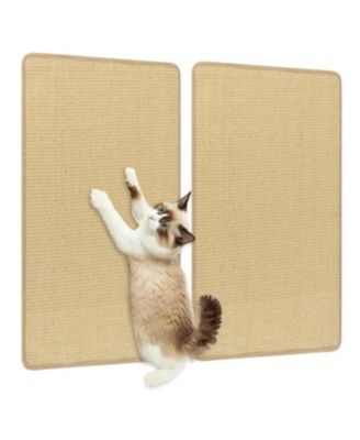 4-Piece Cat Scratcher Mat Set 32 x 20 Inch Pads for Cats