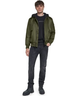 Men's Signature Hooded Bomber Jacket