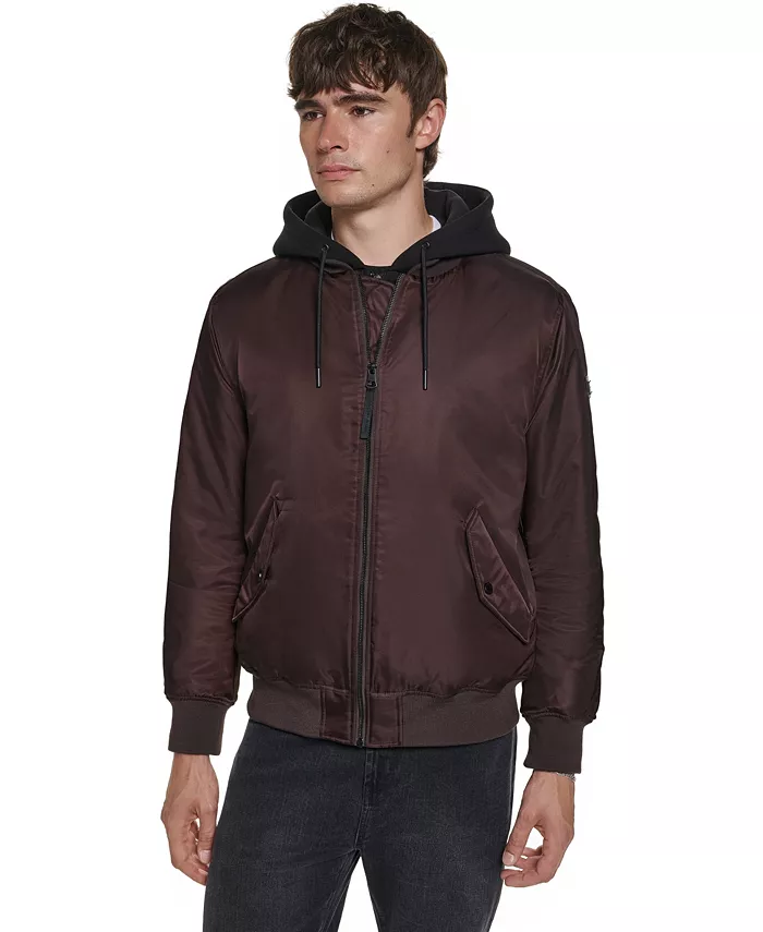 Men's Signature Hooded Bomber Jacket - thumbnail 10