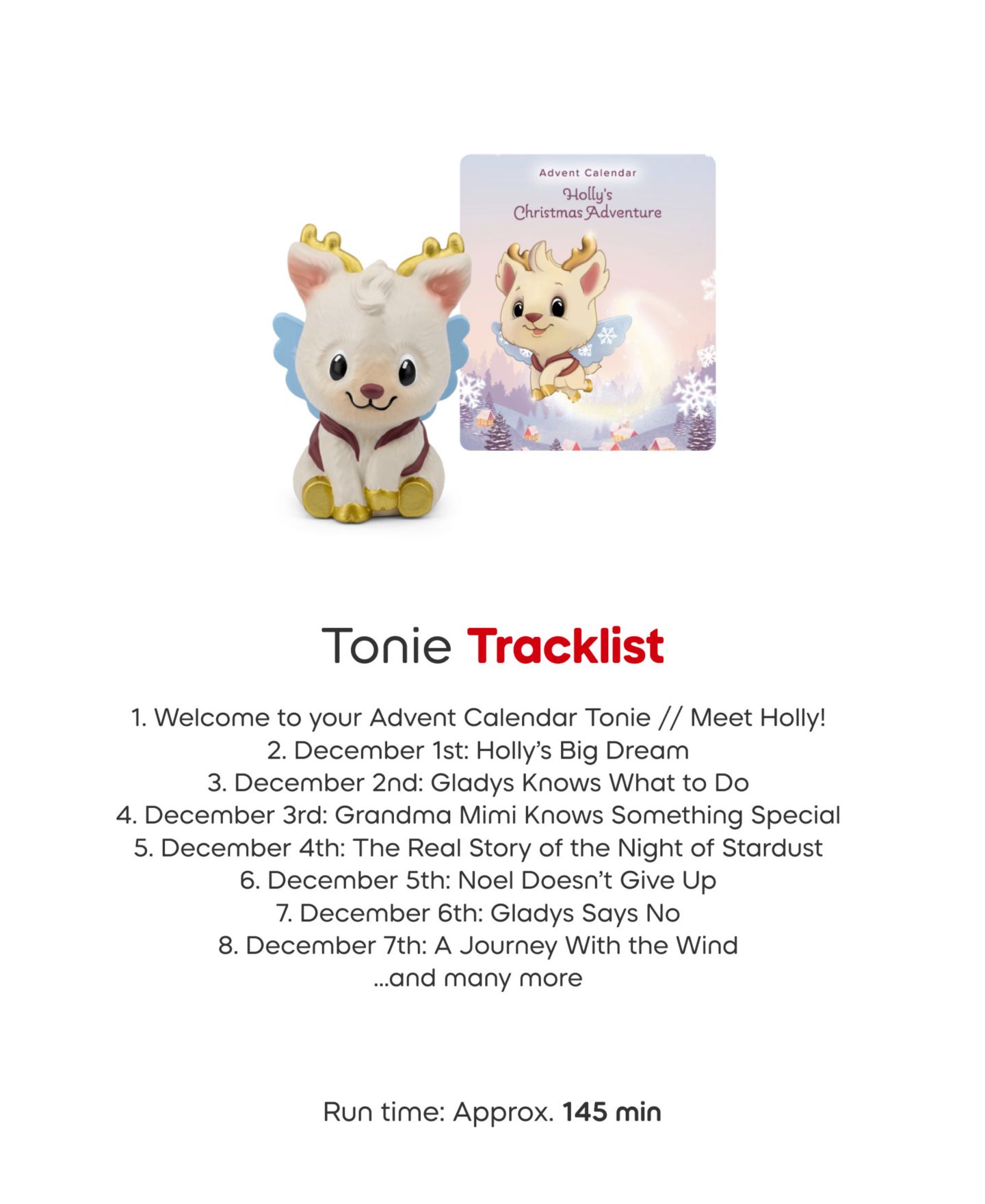 Детская игрушка Tonies Holly's Christmas Adventure Advent Calendar Tonie 24-Part Story, Ages 3+ — фото 4