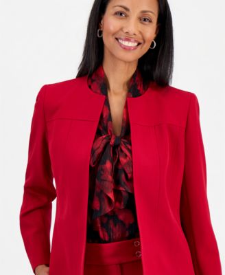 Women's Jewel Neck Seamed Cardigan