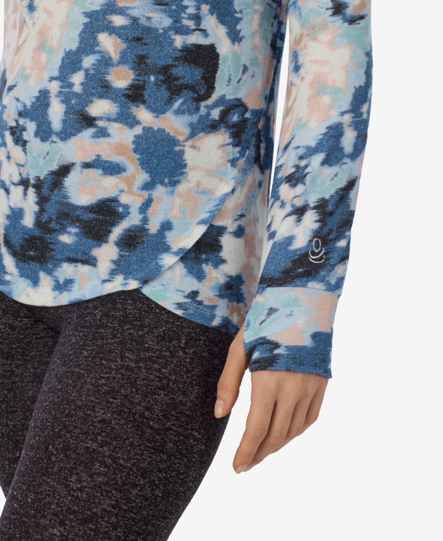 Women's SoftKnit Crewneck Sweater-Knit Long-Sleeve Top
