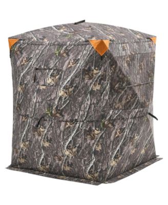 2-3 Person Thermal Hunting Blind with Tri-Leg Chair Carrying Bag Silent Zipper Door and Window