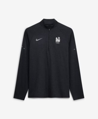 Men's Black LA28 Summer Olympics Stride Raglan Dri-FIT Half-Zip Pullover