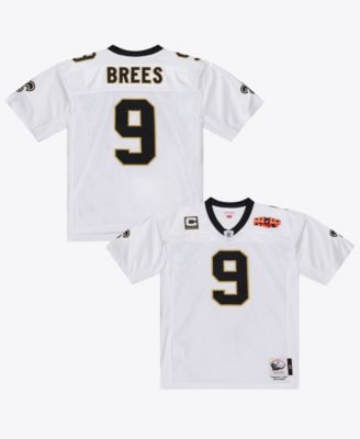 Men's Drew Brees White New Orleans Saints Super Bowl XLIV Authentic Jersey