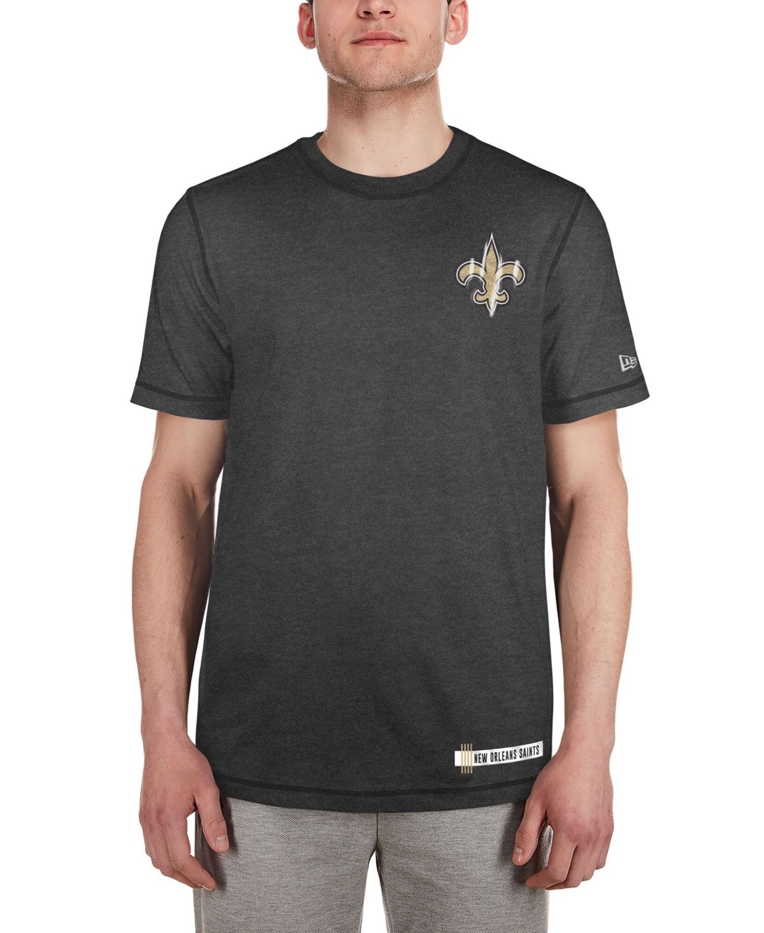 Men's Heather Black New Orleans Saints 2024 NFL Training Camp T-Shirt