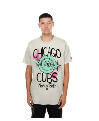 Men's Cream Chicago Cubs Lifestyle Punk Core T-Shirt