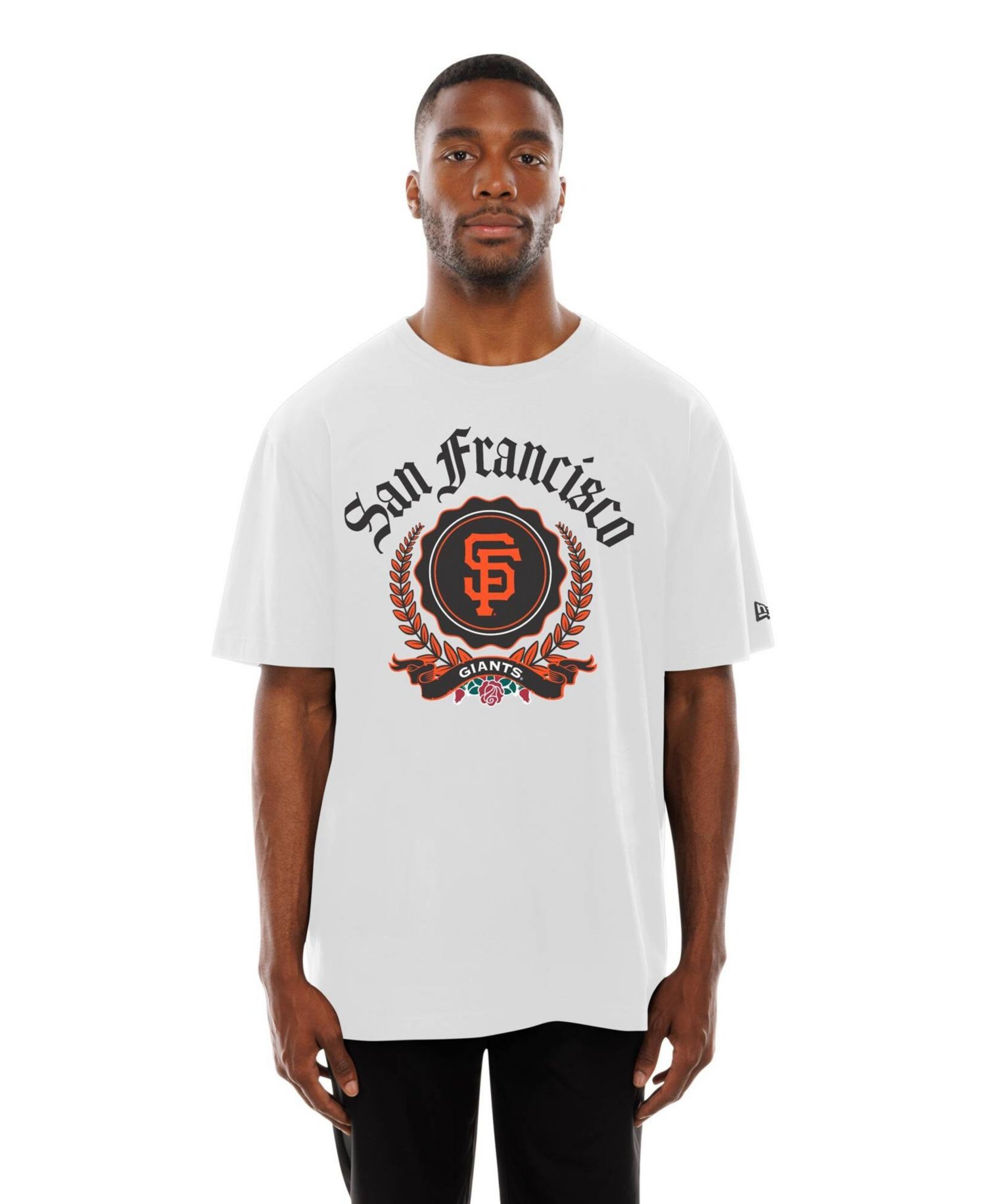 Men's White San Francisco Giants Fleur Domestic T-Shirt