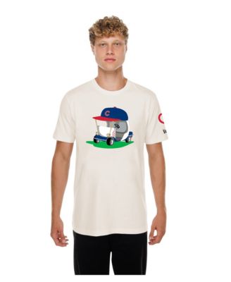 Men's Natural Chicago Cubs Golf Mascot T-Shirt