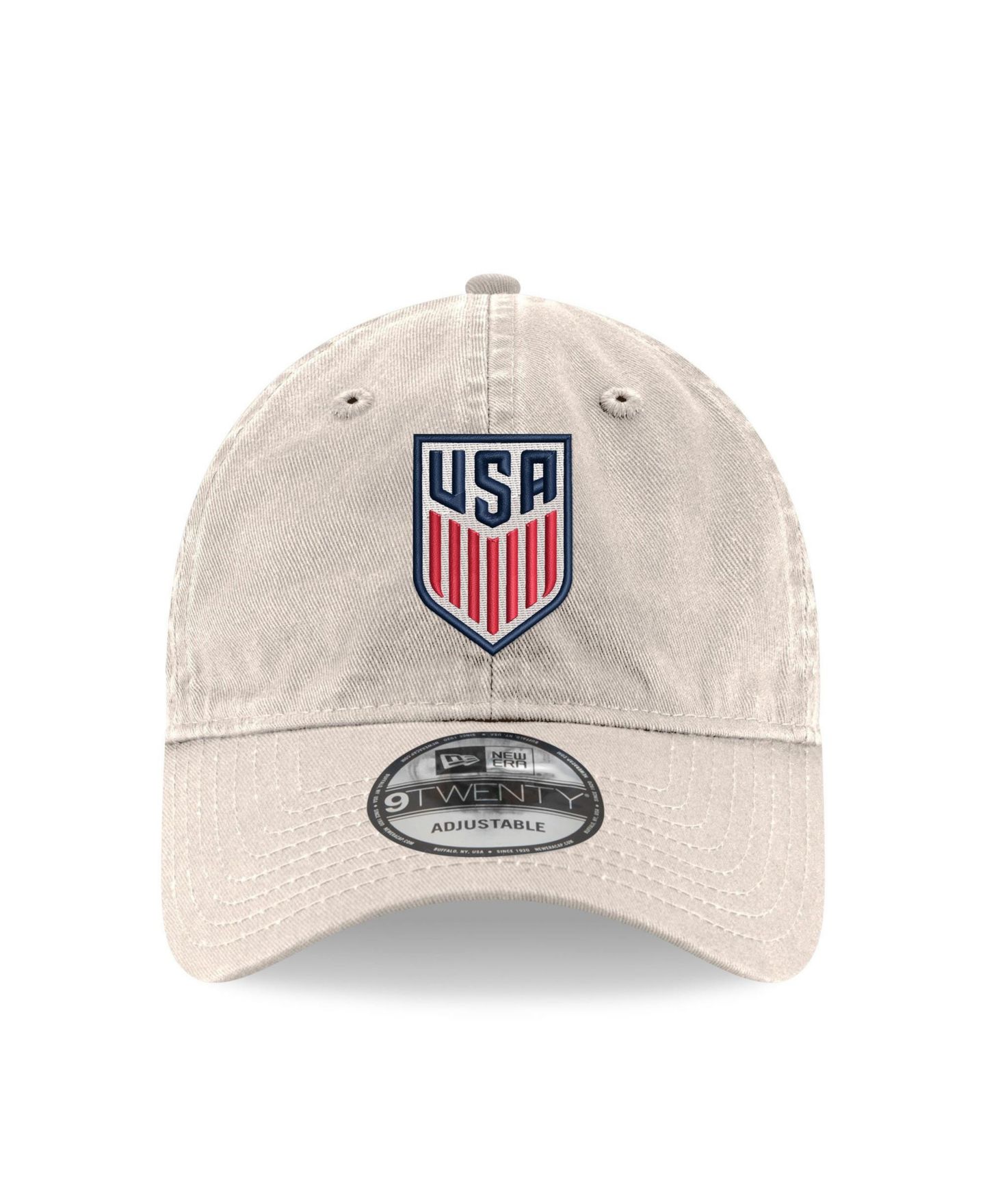 Мужская кепка New Era Tan Usmnt Primary 9TWENTY Adjustable Hat — фото 2