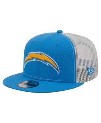 Men's Powder Blue Los Angeles Chargers Core Team 9FIFTY Trucker Snapback Hat