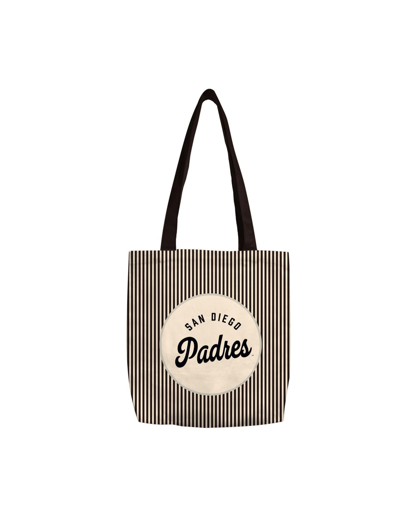 Женская сумка Logo Brands Black San Diego Padres Classic Canvas Tote — фото 1