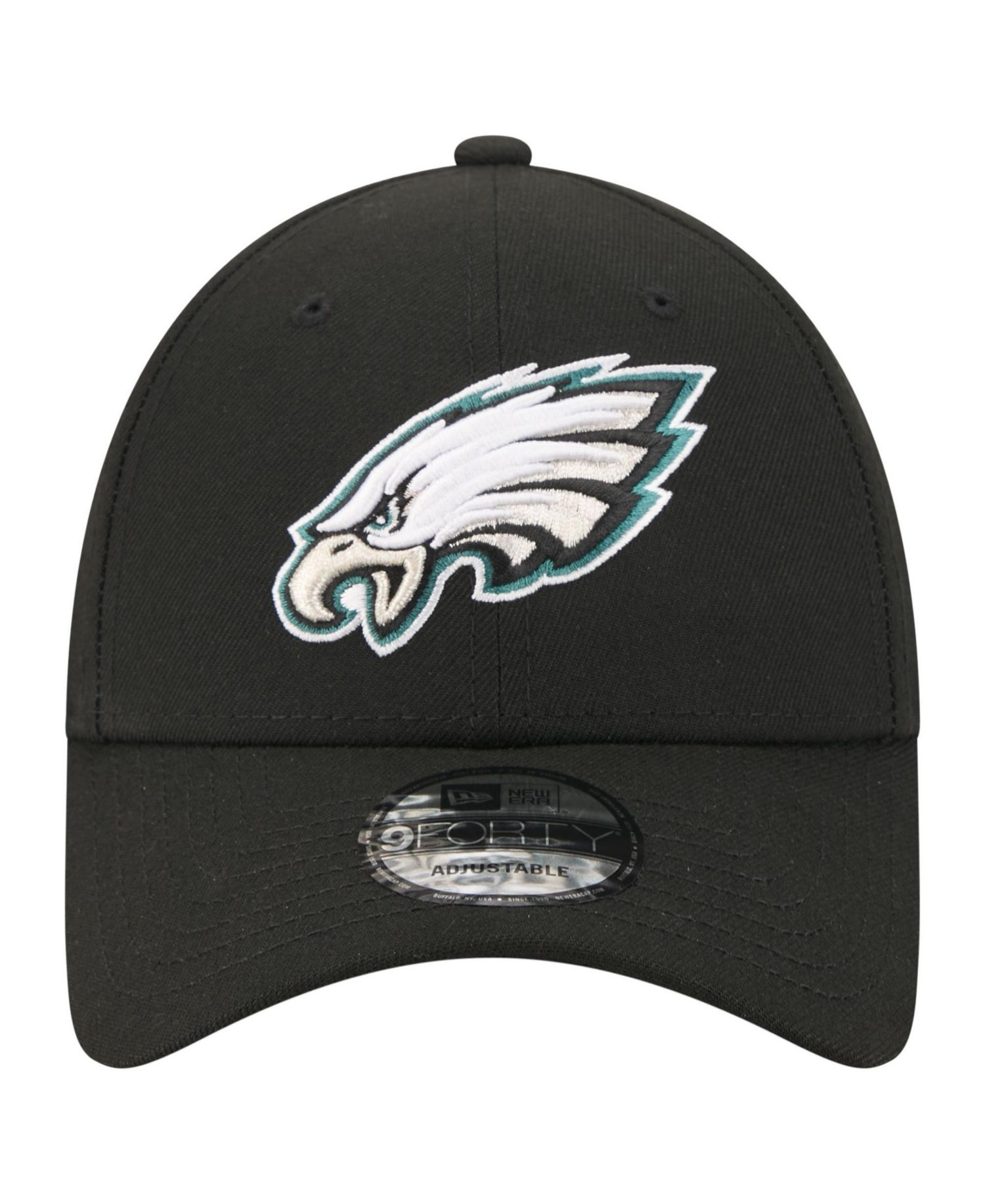 Men's Black Philadelphia Eagles Core Team 9FORTY Adjustable Hat