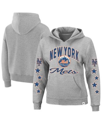 Women's Plus Size New York Mets Starry Eye Graphic Long-Sleeve Hoodie
