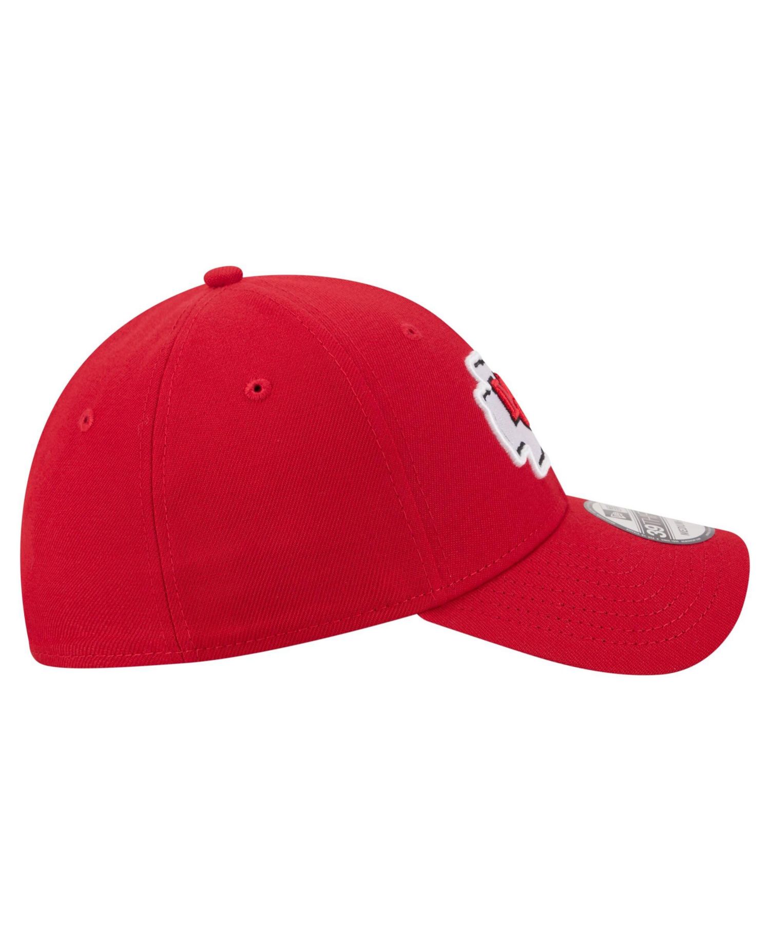 Men's Red Kansas City Chiefs Core Team 39THIRTY Flex Hat