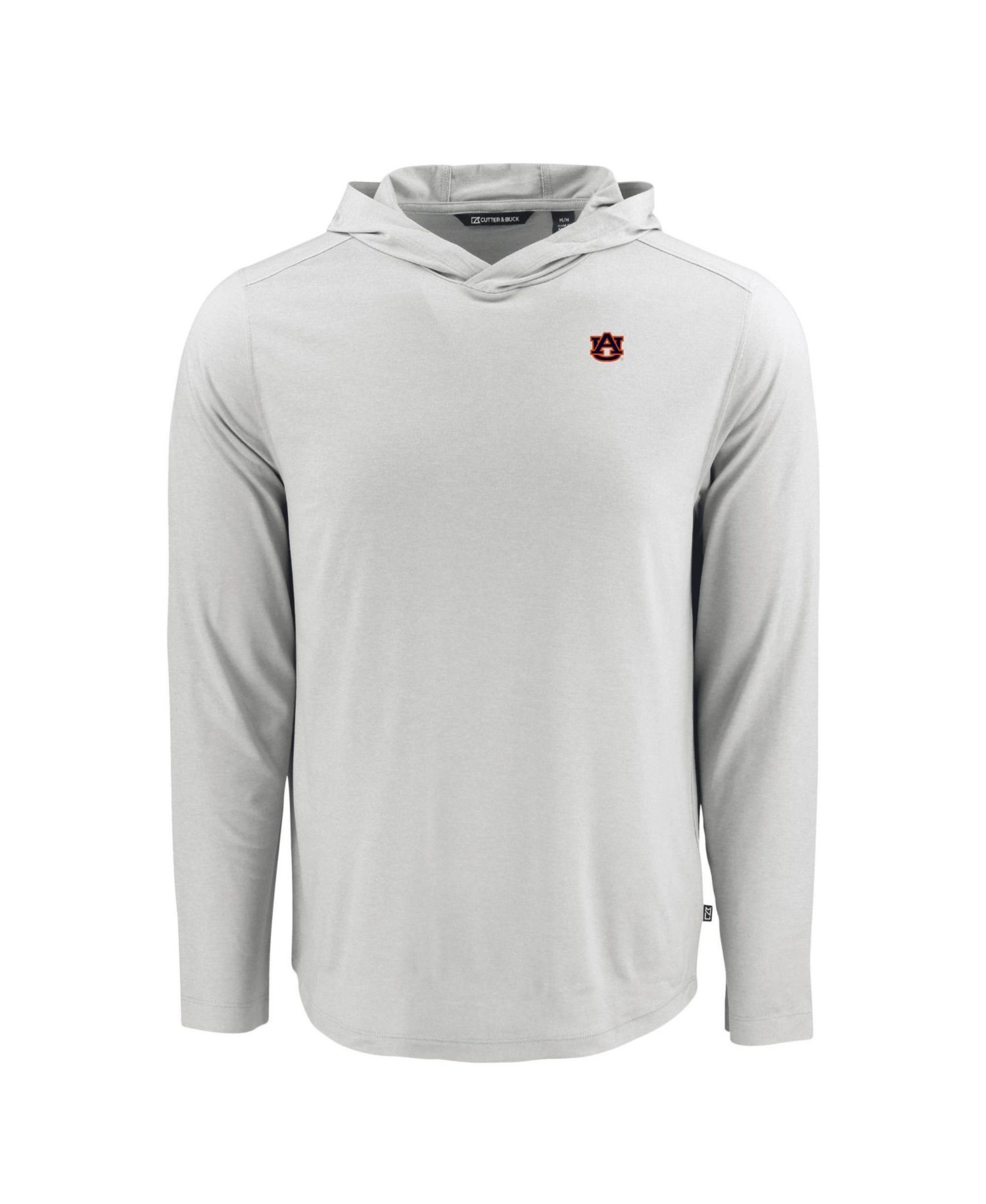 Men's Gray Auburn Tigers Coastline Epic Comfort Eco Long Sleeve Hoodie T-Shirt