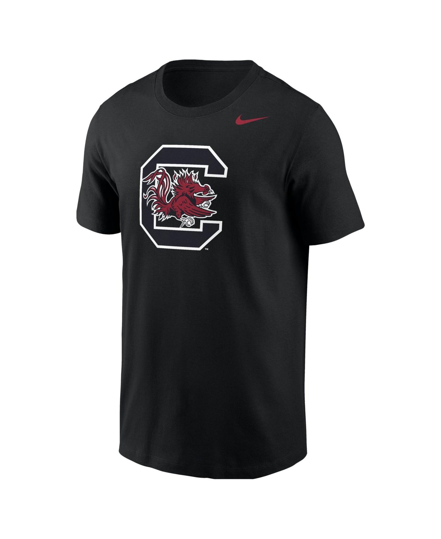 Мужская футболка Nike Black South Carolina Gamecocks Logo — фото 2