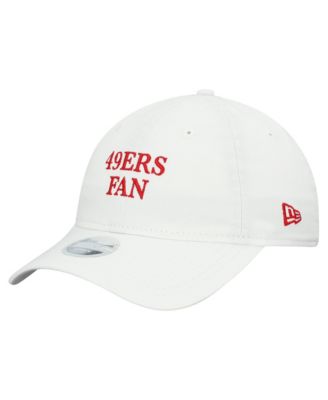 Women's White San Francisco 49ers Team Fan 9TWENTY Adjustable Hat