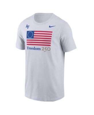 Men's White Air Force Falcons Freedom 250 T-Shirt