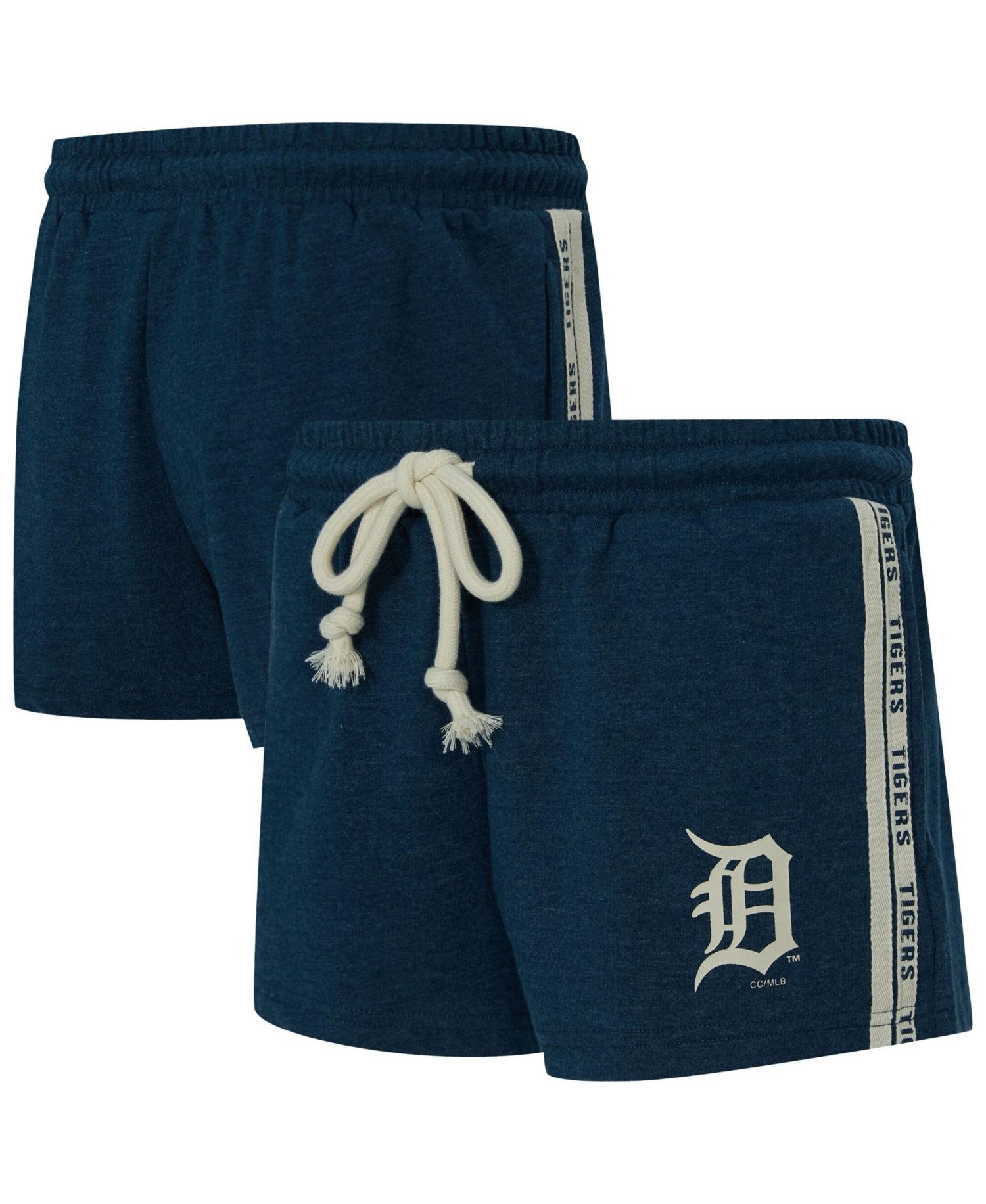 Women's Detroit Tigers Birch High-Rise French-Terry Shorts, 2.5" Inseam