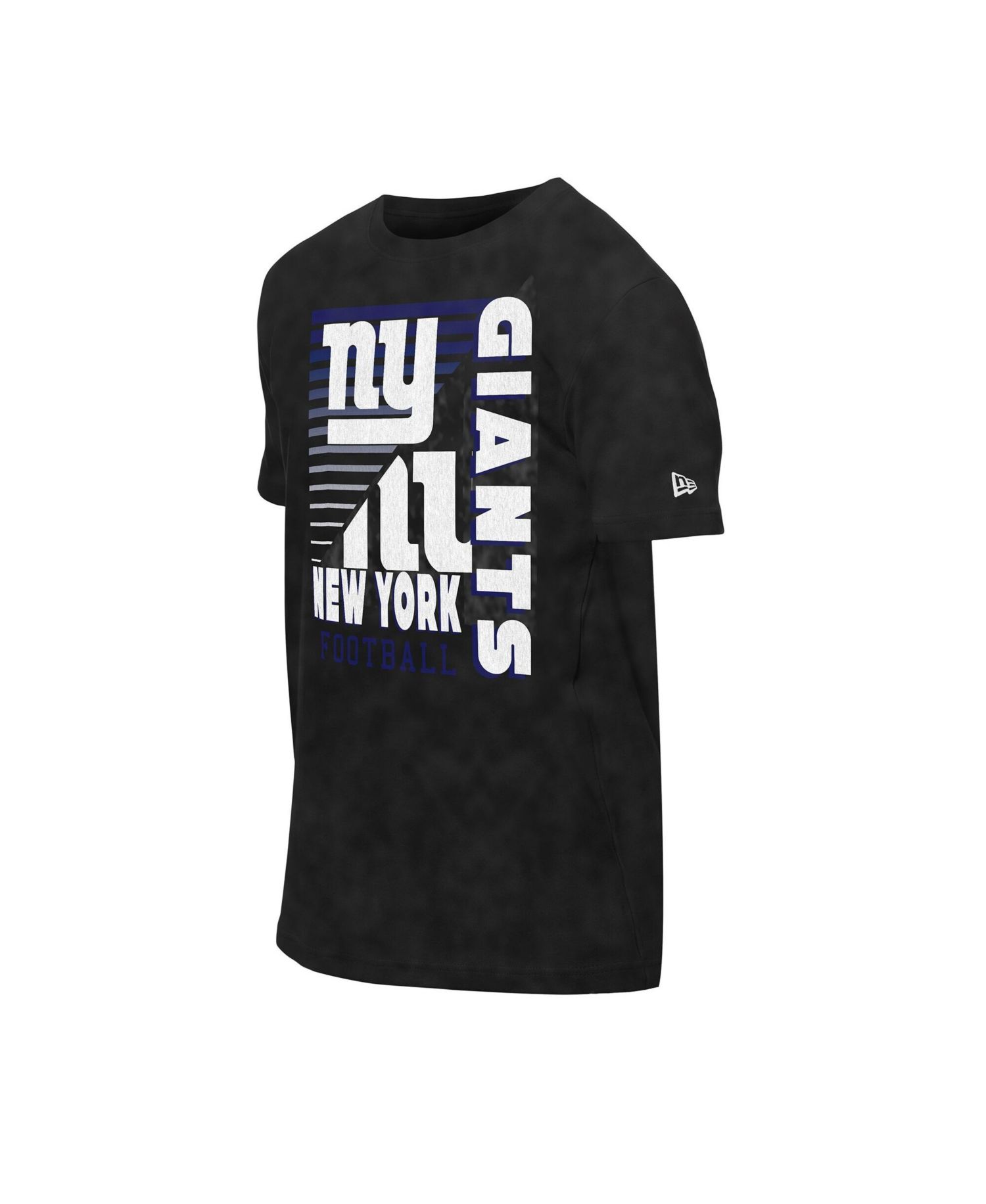 Men's Black New York Giants Enzyme Washed Oversized T-Shirt