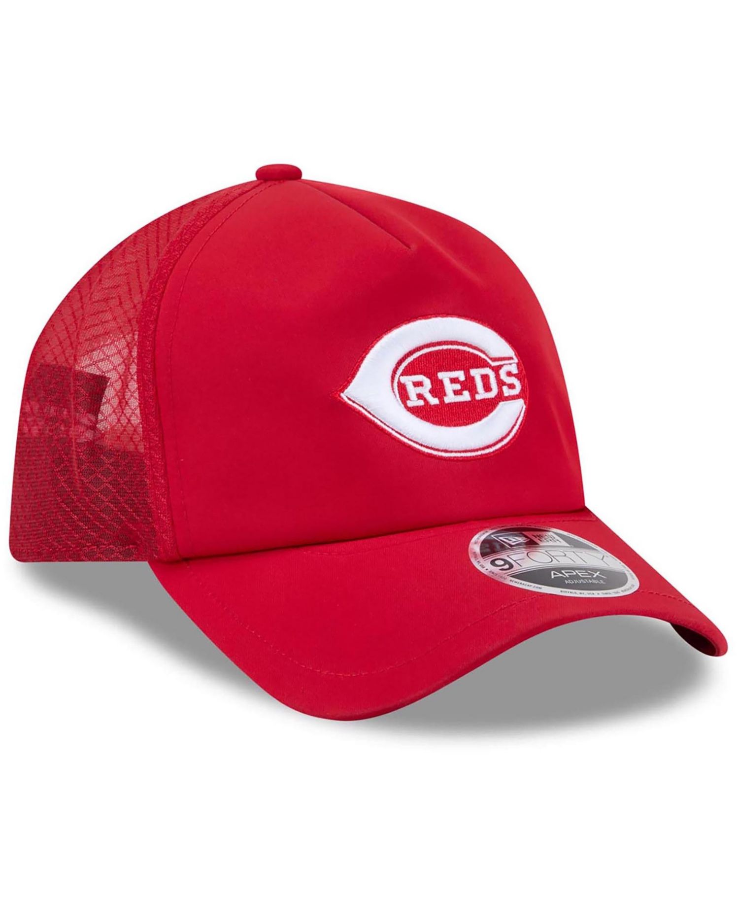 Men's Red Cincinnati Reds 2026 Batting Practice Alternate Apex 9FORTY Adjustable Hat