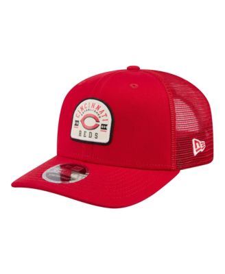 Men's Red Cincinnati Reds Contest 9SEVENTY Adjustable Trucker Hat