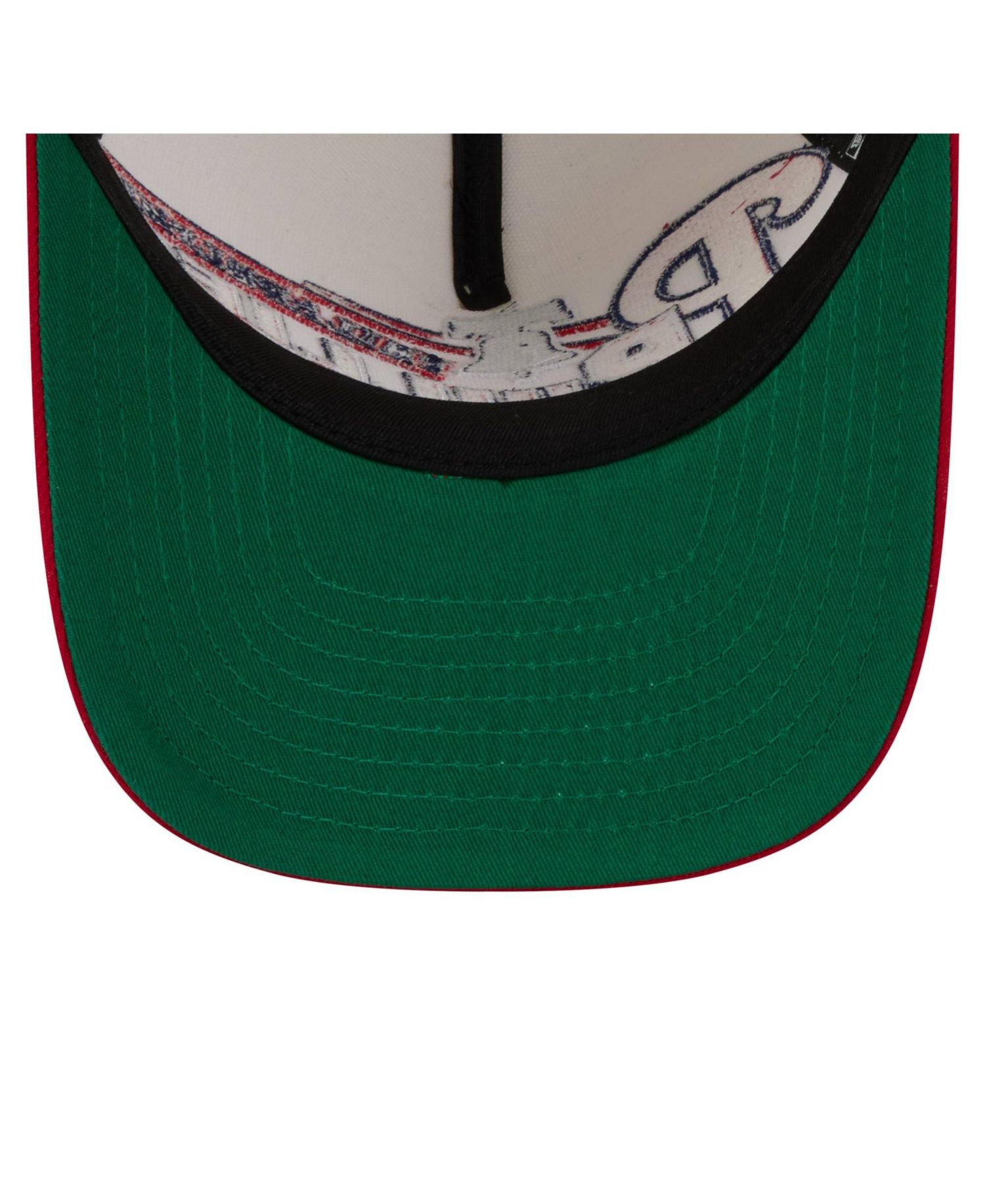 Men's Cream/Red Philadelphia Phillies Classic A-Frame 9FIFTY Snapback Hat