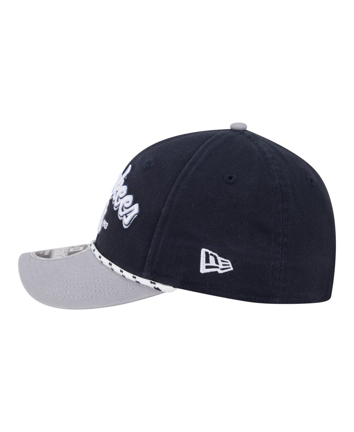 Men's Navy/Gray New York Yankees Team Loyal 9FORTY M-Crown Adjustable Hat