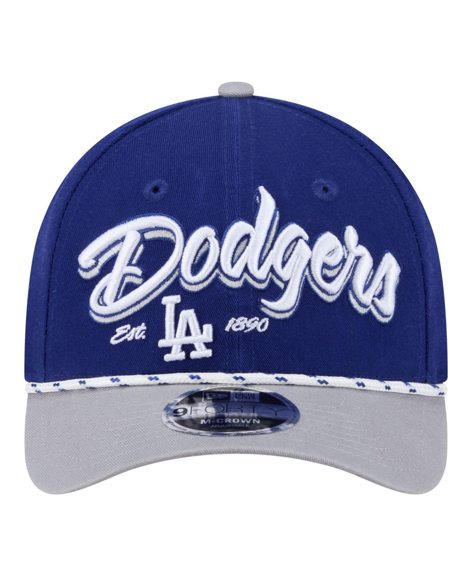 Men's Royal/Gray Los Angeles Dodgers Team Loyal 9FORTY M-Crown Adjustable Hat