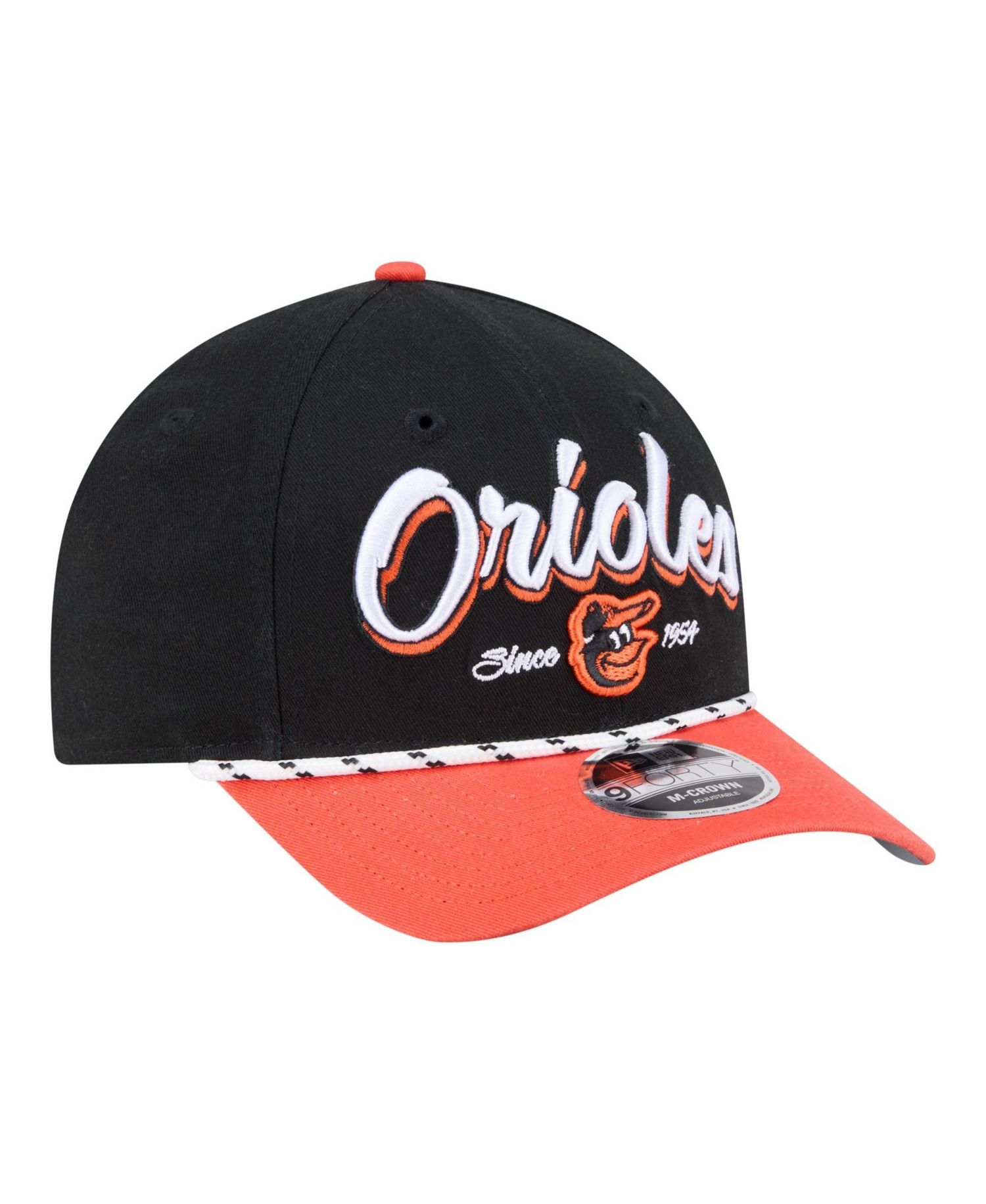Men's Black/Orange Baltimore Orioles Team Loyal 9FORTY M-Crown Adjustable Hat