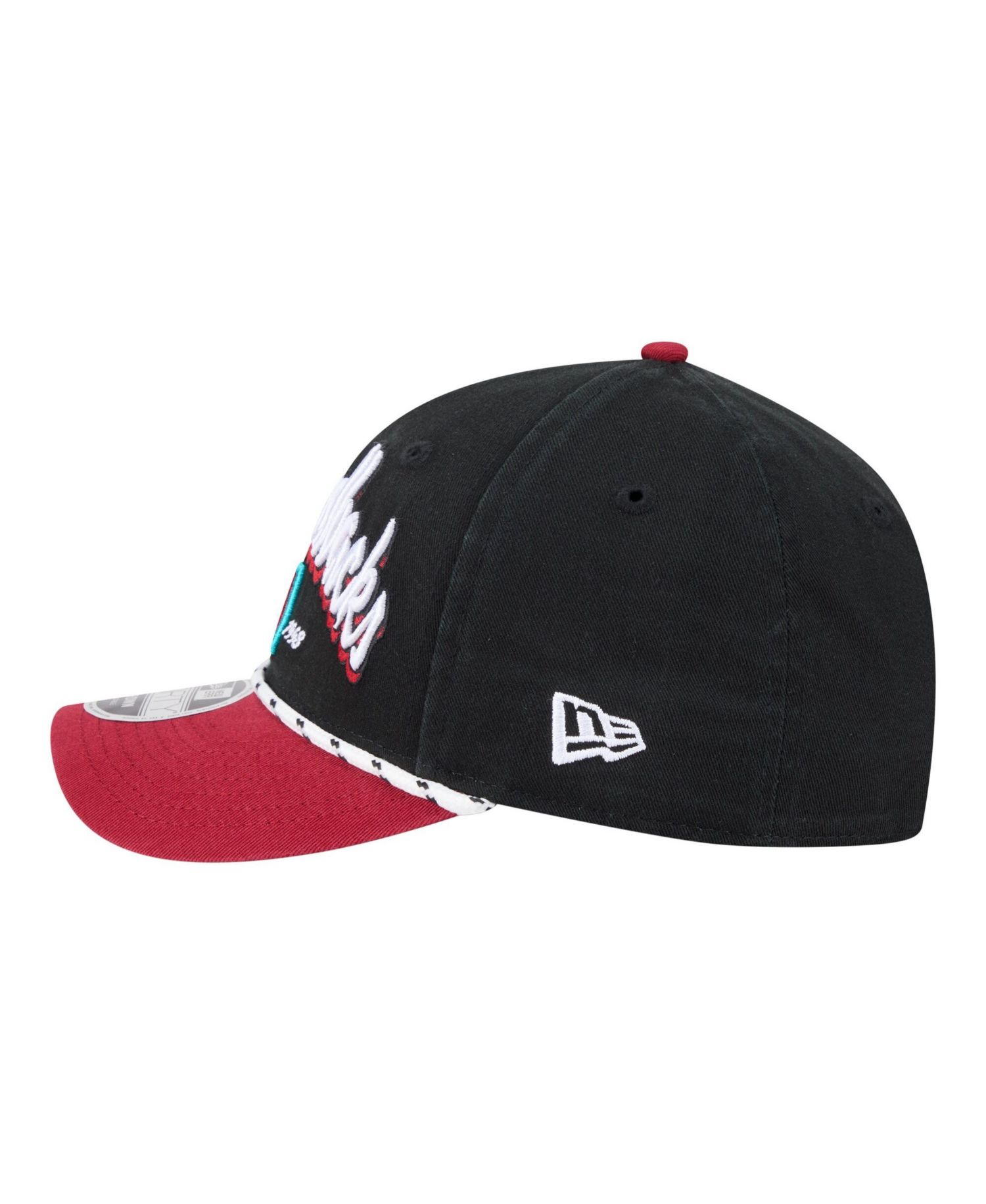 Men's Black/Red Arizona Diamondbacks Team Loyal 9FORTY M-Crown Adjustable Hat