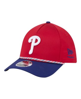 Men's Red/Royal Philadelphia Phillies Rope M-Crown A-Frame 39THIRTY Flex Hat