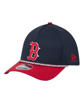 Men's Navy/Red Boston Red Sox Rope M-Crown A-Frame 39THIRTY Flex Hat