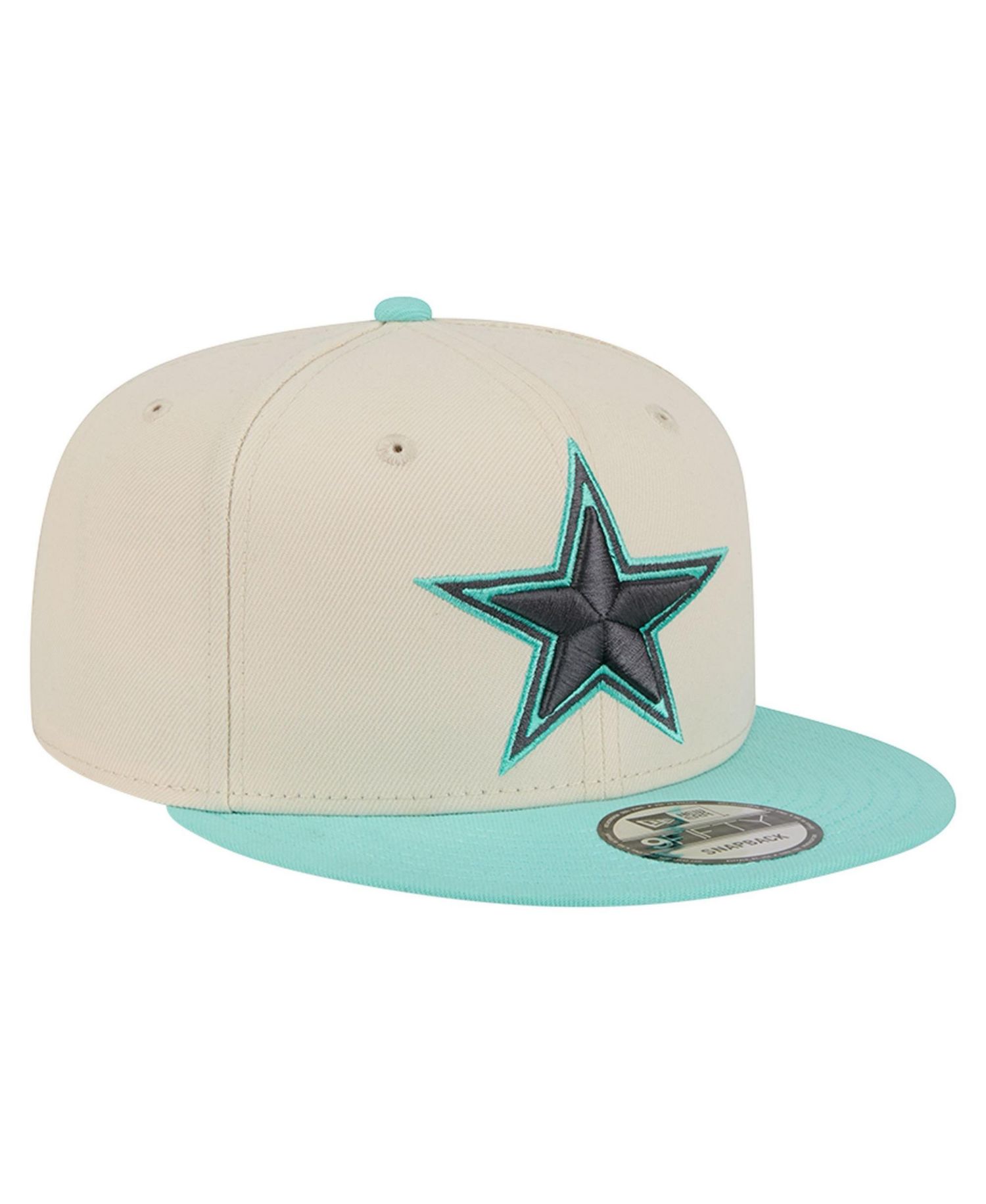 Men's Cream/Light Blue Dallas Cowboys Two-Tone Color Pack 9FIFTY Snapback Hat