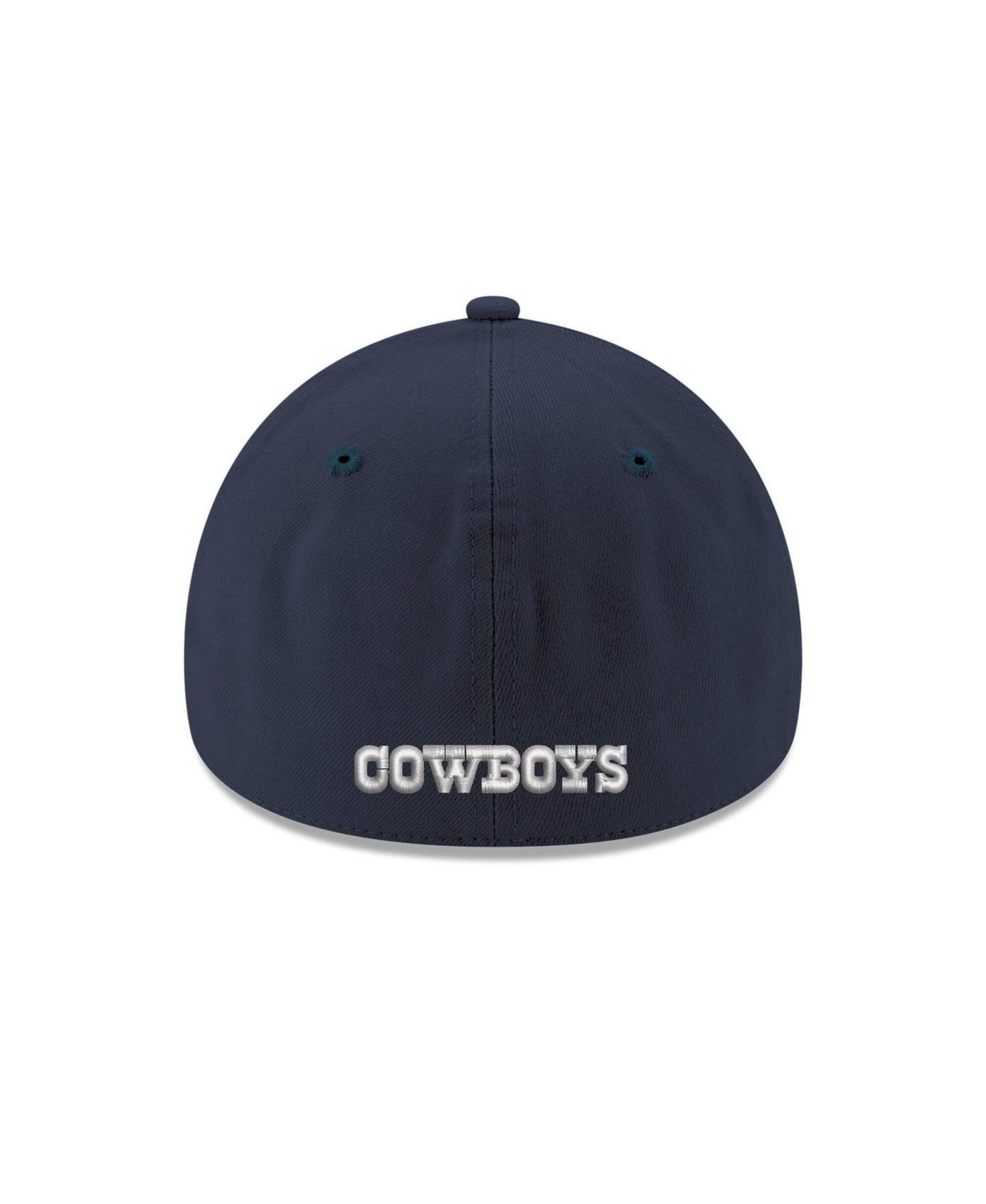 Мужская кепка New Era Navy Dallas Cowboys Core Team 39THIRTY Flex Hat — фото 4