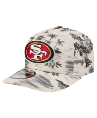 Men's White San Francisco 49ers Tropics 19TWENTY Adjustable Hat