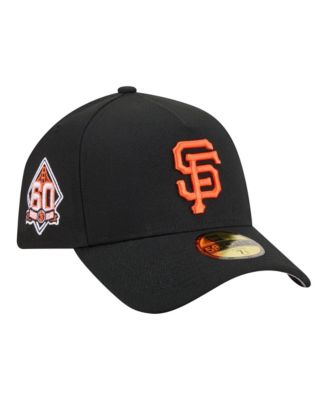 Men's Black San Francisco Giants A-Frame 59FORTY Fitted Hat