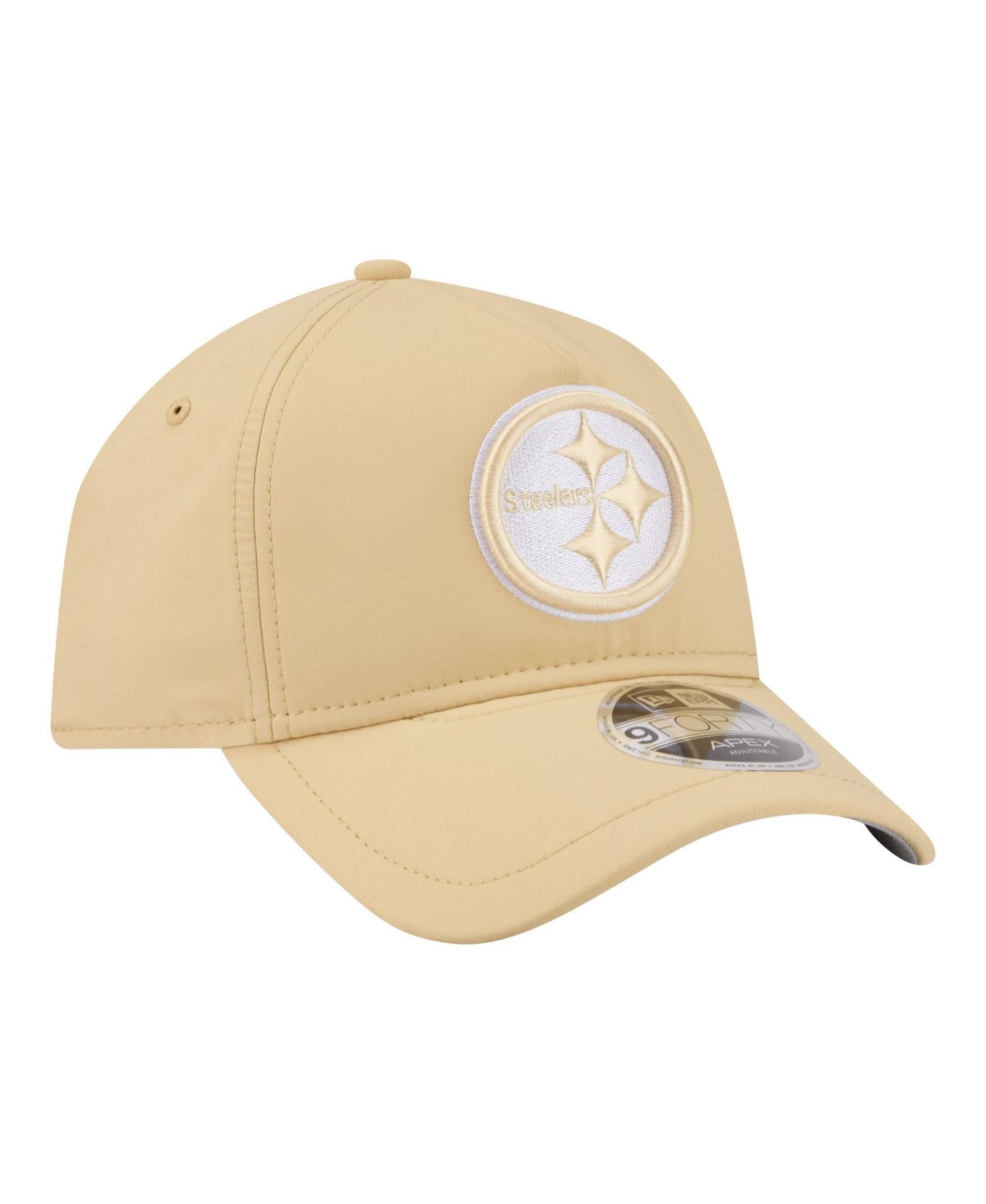 Men's Tan Pittsburgh Steelers Apex 9FORTY Adjustable Hat