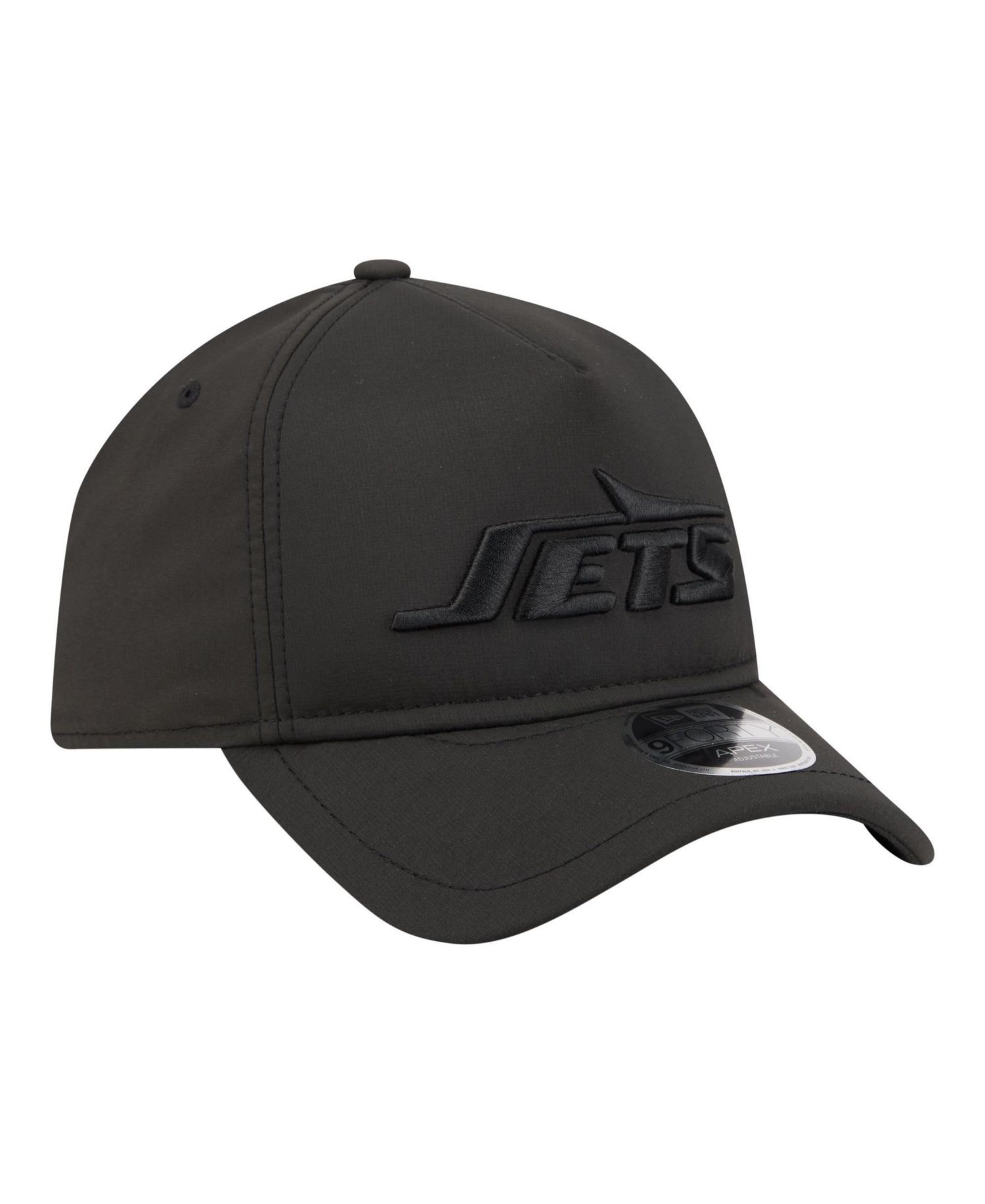 Men's Black New York Jets Apex 9FORTY Adjustable Hat