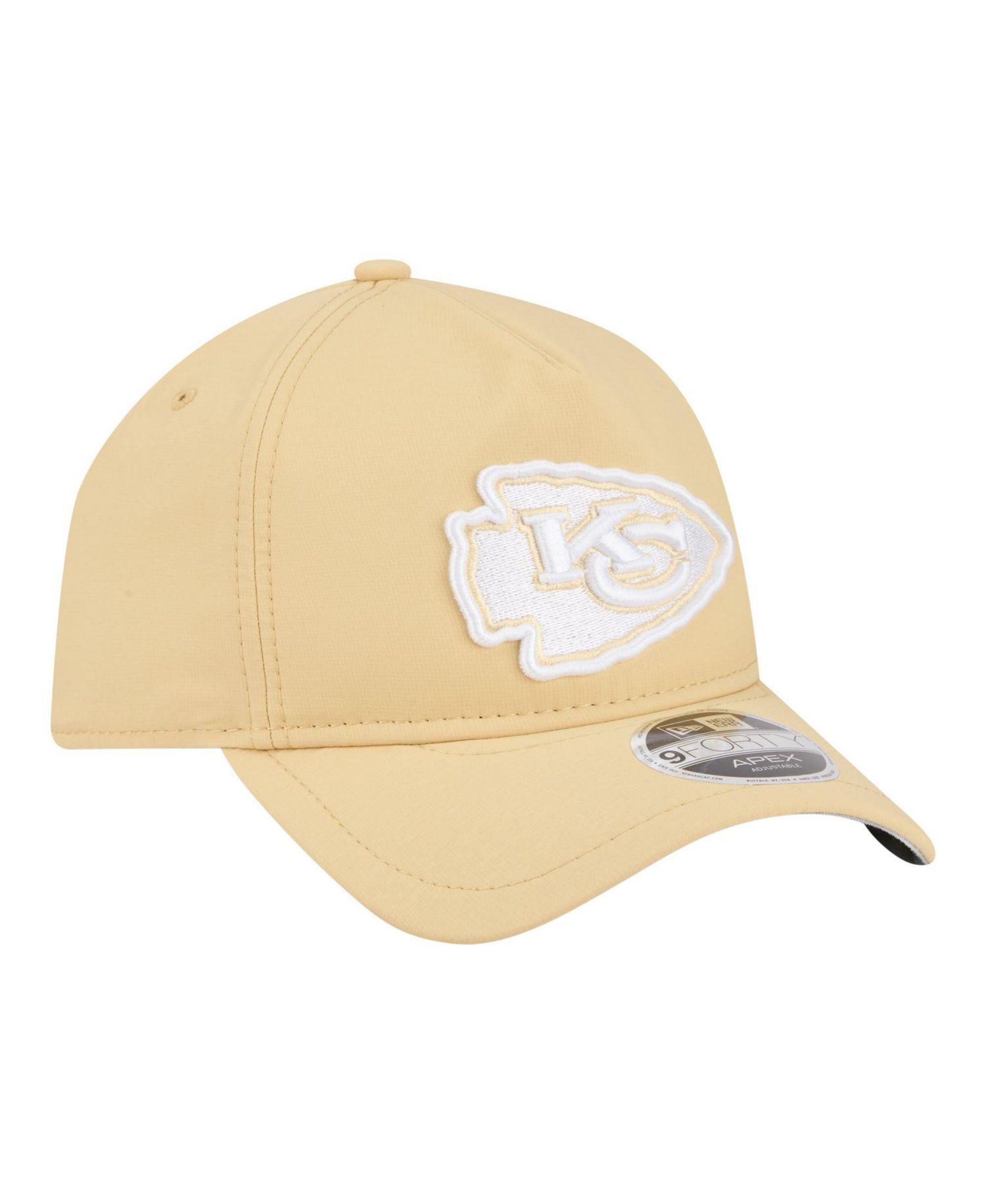 Men's Tan Kansas City Chiefs Apex 9FORTY Adjustable Hat