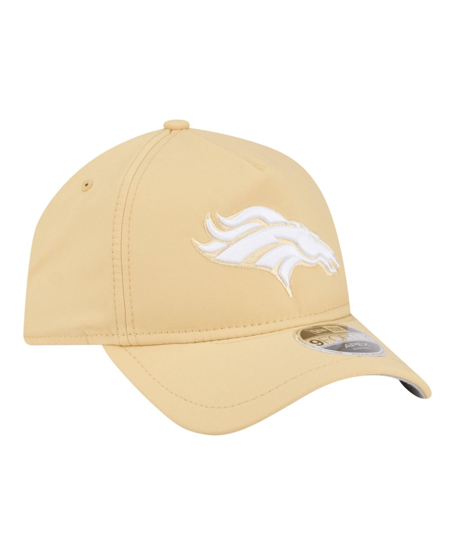 Men's Tan Denver Broncos Apex 9FORTY Adjustable Hat