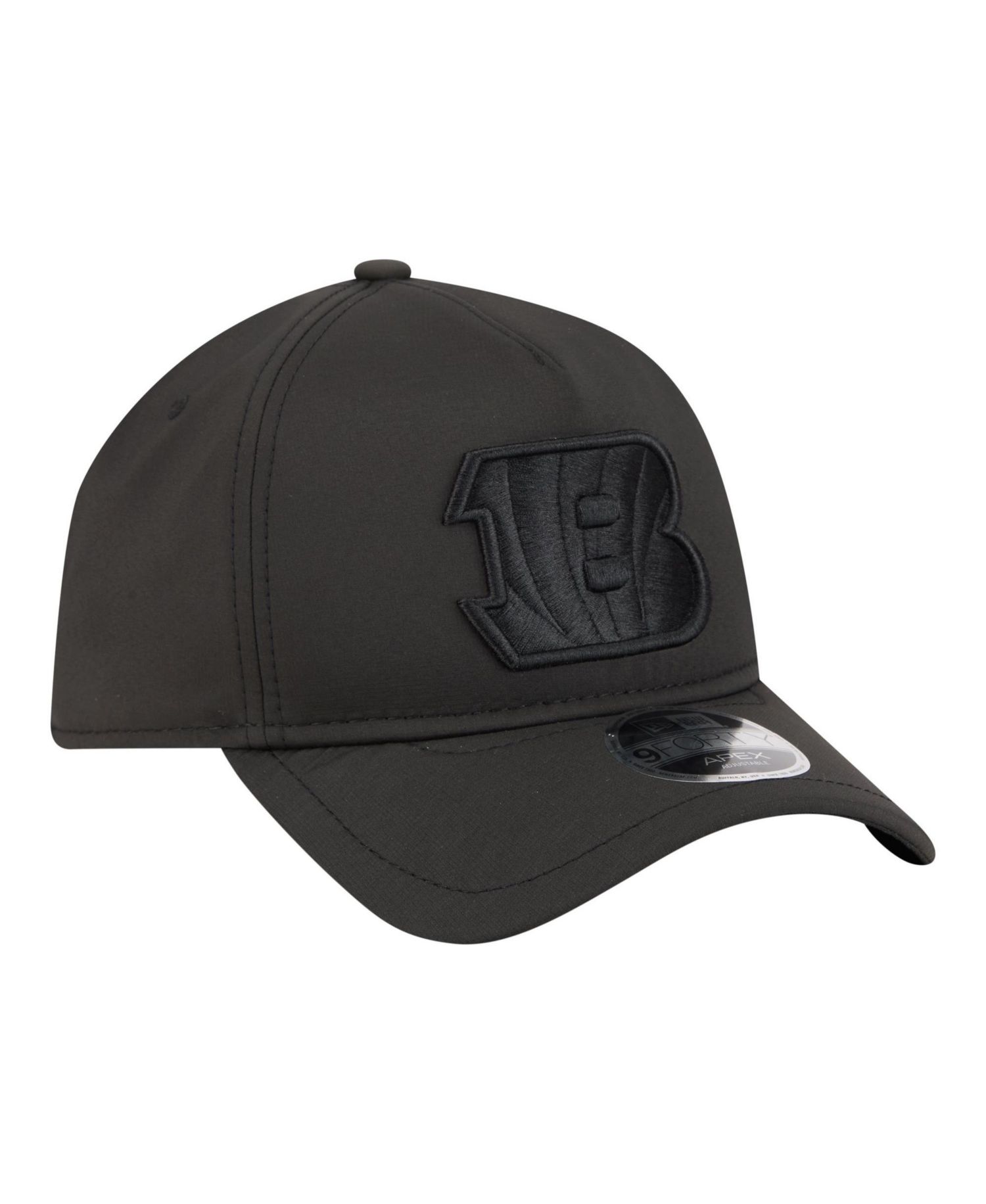 Men's Black Cincinnati Bengals Apex 9FORTY Adjustable Hat